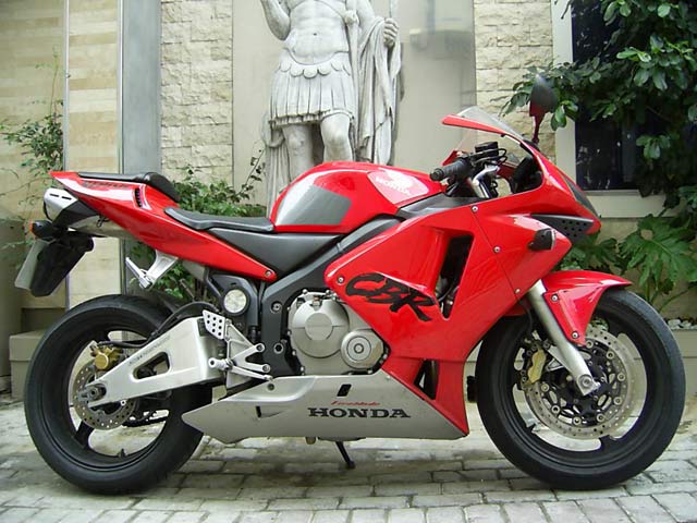 Red Black 2004 Honda CBR600RR