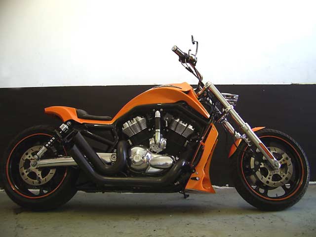 Orange Night Rod Custom