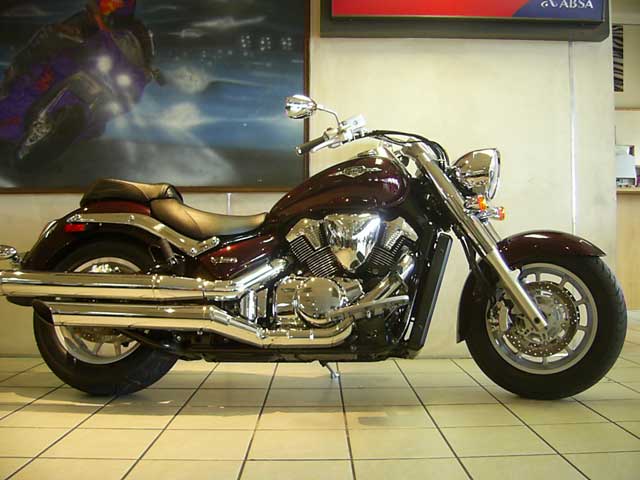 Maroon 2009 Suzuki C109R Boulevard