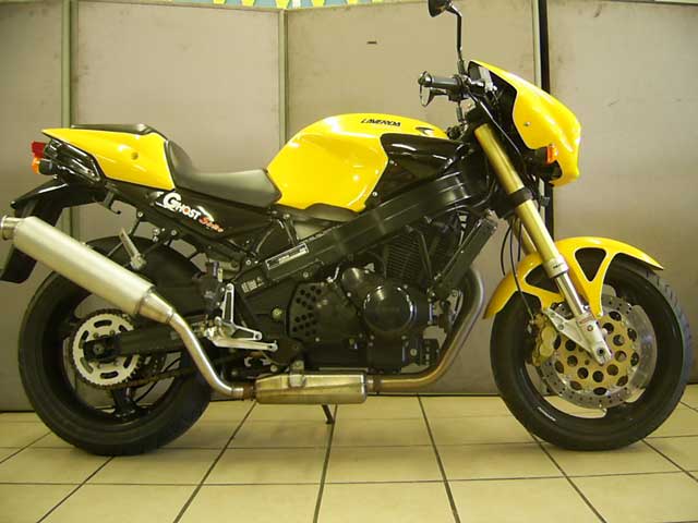 Yellow 2003 Laverda Ghost Strike 650