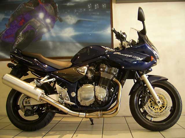 Blue Suzuki GSF1200S Bandit