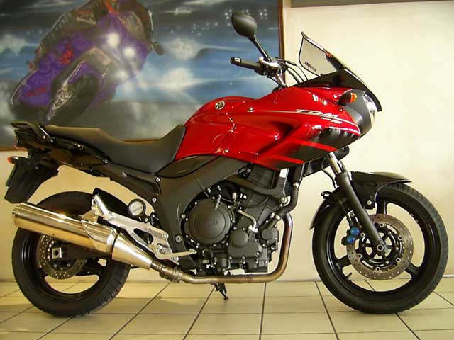Red 2008 Yamaha TDM900