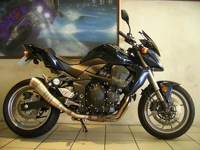 Blue 2009 Kawasaki Z750